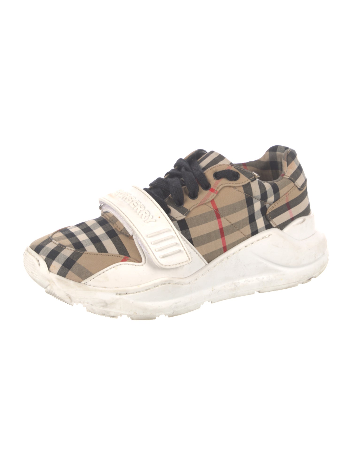 Burberry House Check Pattern Canvas Sneakers